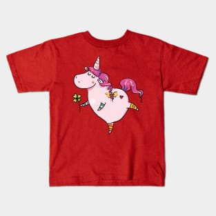 Unicorn & Flower Kids T-Shirt